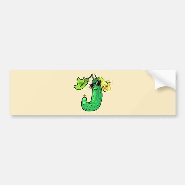 cucumber bumper sticker (Front)