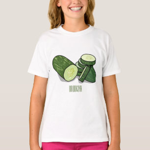 Cucumber cartoon illustration T-Shirt