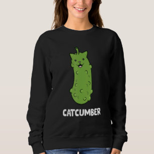 Cucumber Cat Funny Cat Cucumber Catcumber Sweatshirt