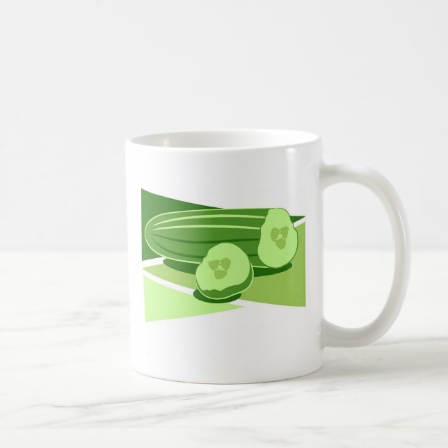 Cucumber Coffee Mug (Right)