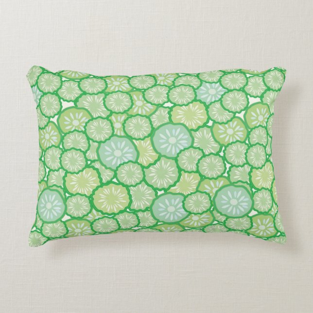 Cucumber funny pattern decorative cushion (Front)