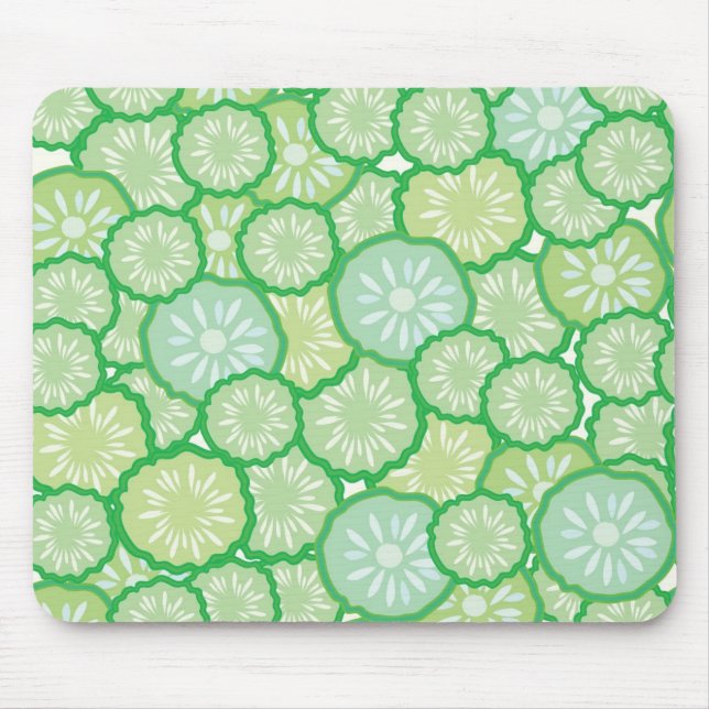 Cucumber funny pattern mouse pad (Front)