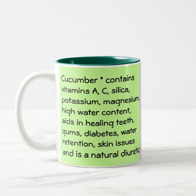 Cucumber mug (Left)