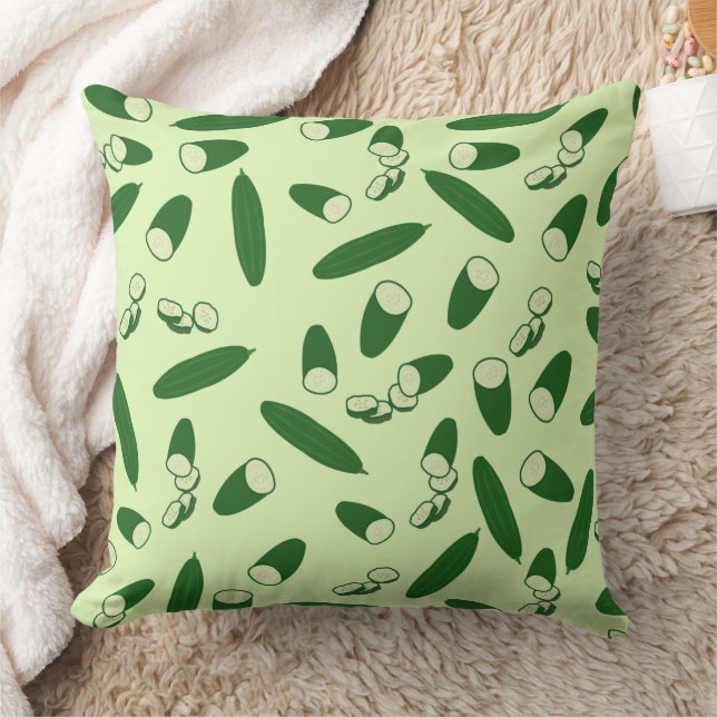 Cucumber Pattern  Cushion (Blanket)