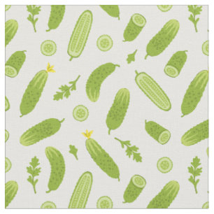 cucumber pickle vegetable vegan vegetarian fabric