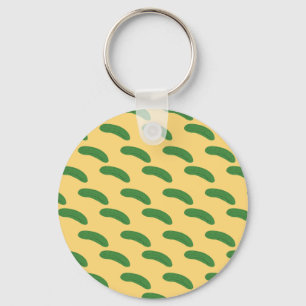 Cucumber Pickles Vegetable Lover Food Humour Key Ring