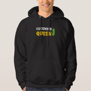 Cucumber Queen Fruit Vegetable Mother's Day Garden Hoodie