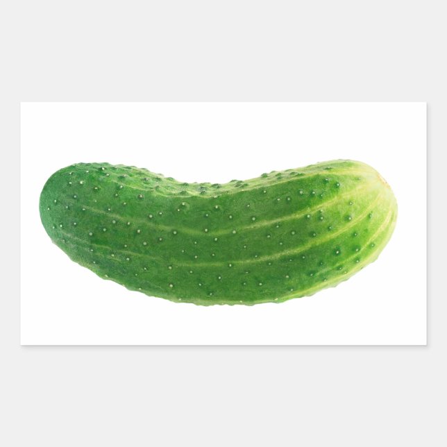 Cucumber Rectangular Sticker (Front)