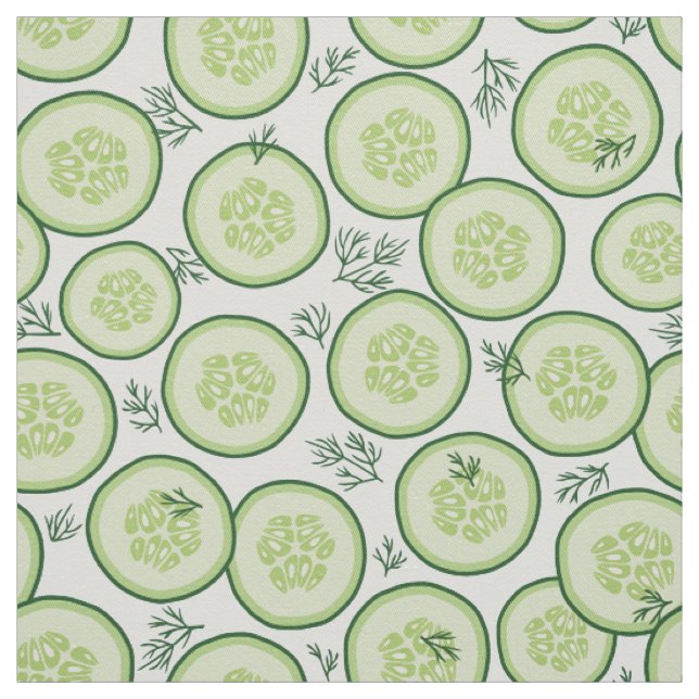 Cucumber Salad Fabric (Swatch)
