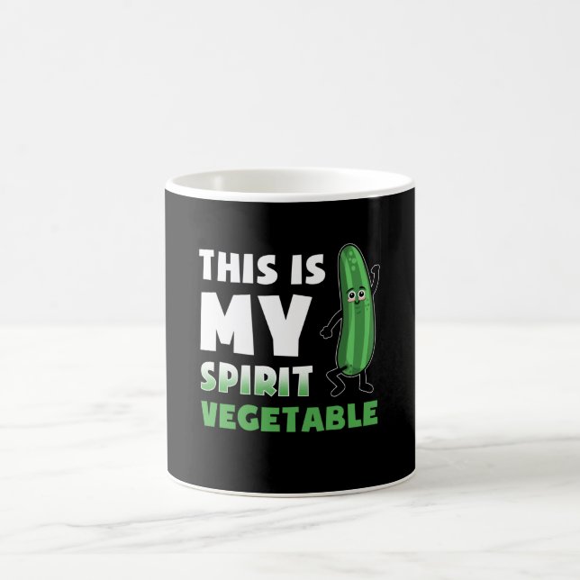 Cucumber Saying Funny Coffee Mug (Center)
