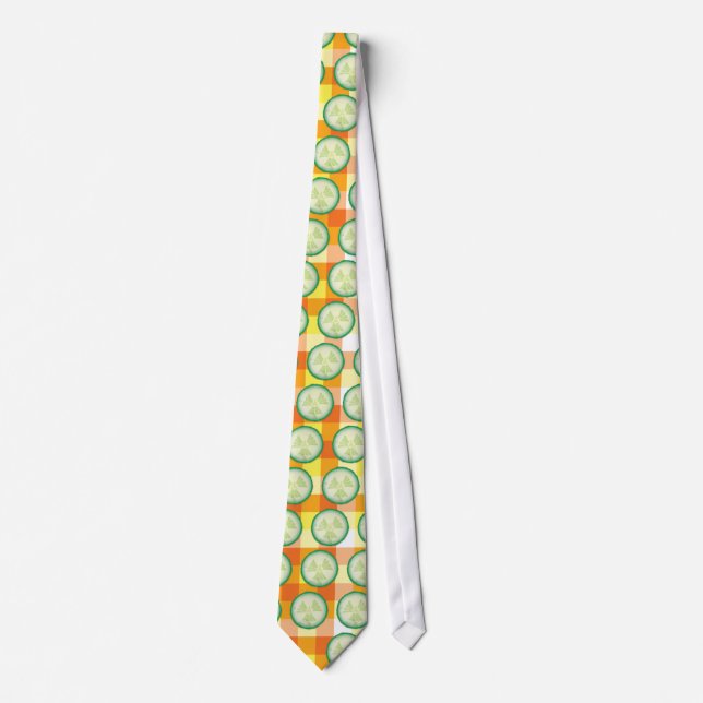 Cucumber Slice Tie (Front)