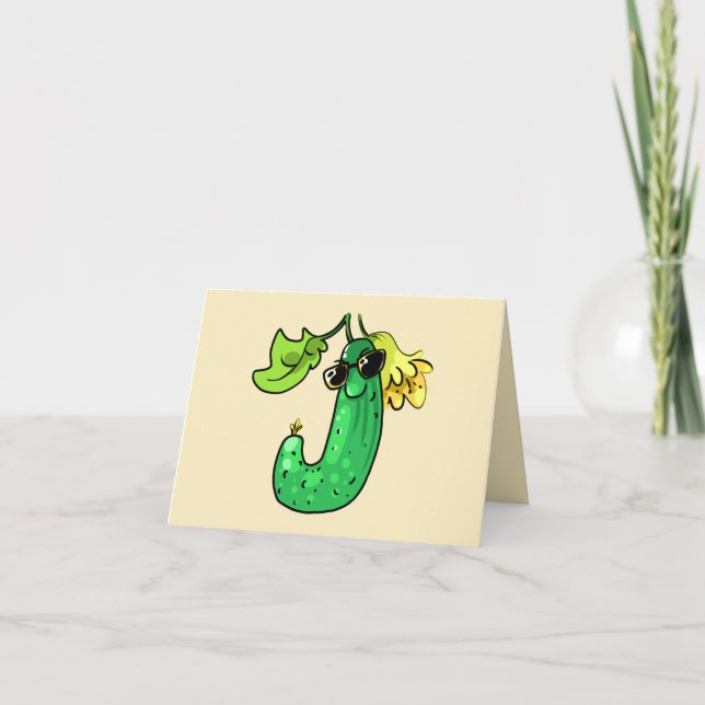 cucumber thank you card (Front)