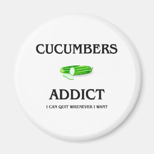 Cucumbers Addict Magnet