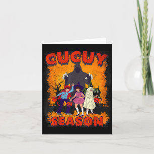 Cucuy Season Scary El Cucuy Spanish Halloween Card