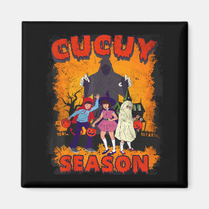Cucuy Season Scary El Cucuy Spanish Halloween Magnet