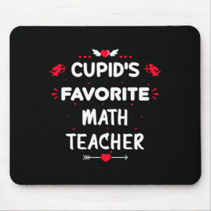Cud S Favorite Math Teacher Valentine S Day Man  Mouse Pad
