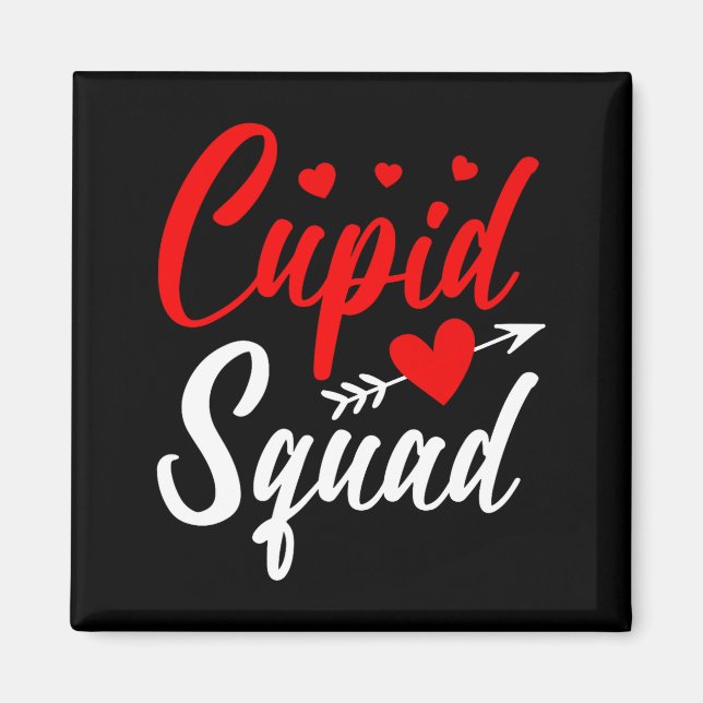Cud Squad Cute Valentine's Couples New Husband Wif Magnet (Front)