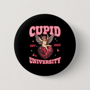 Cud University Vintage 90s Disco Valentine's Day M 6 Cm Round Badge
