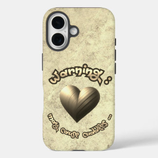 Cuddle Alert – Art with Heart! iPhone 16 Case
