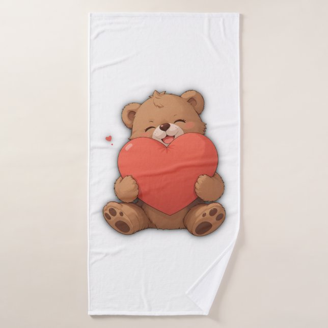 Cuddle bear bath towel (Bath Towel)