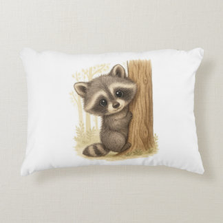 Cuddle Buddy Raccoon Decorative Cushion