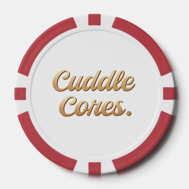 Cuddle Cores  Poker Chips (Front)