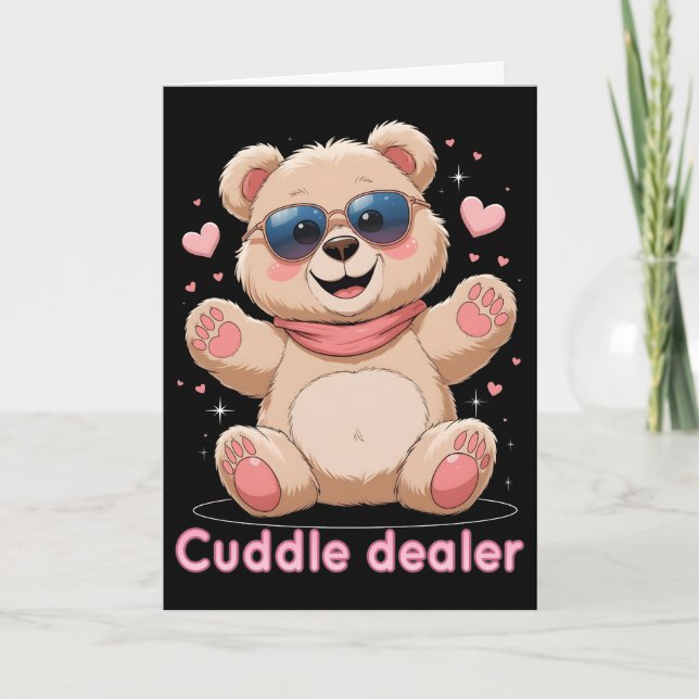 Cuddle Dealer – Cute Valentine Card (Front)