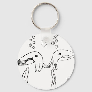cuddle fish key ring