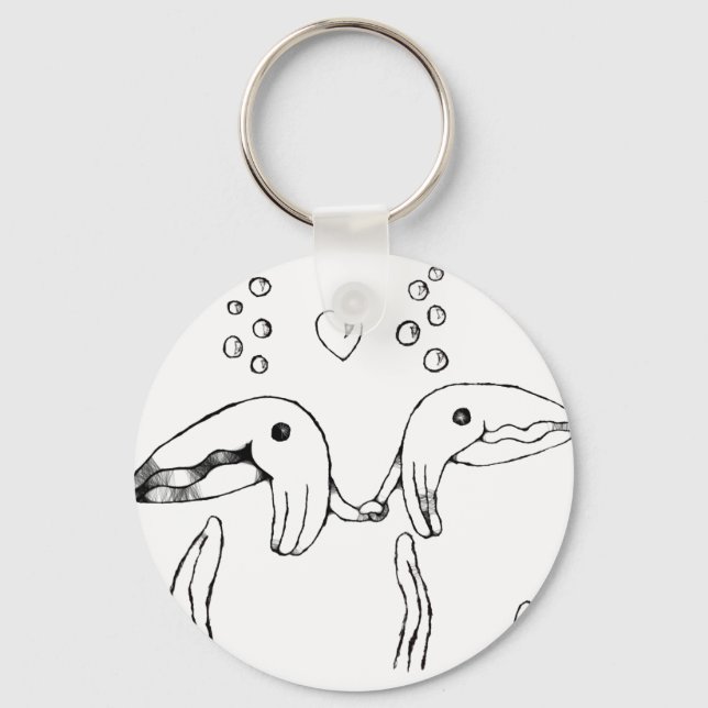 cuddle fish key ring (Front)