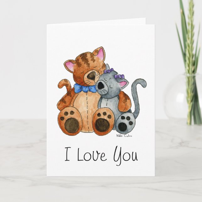 Cuddle Kitties Card (Front)