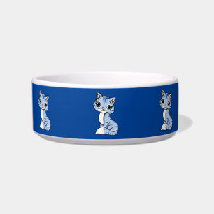 cuddle kitty cat food bowl