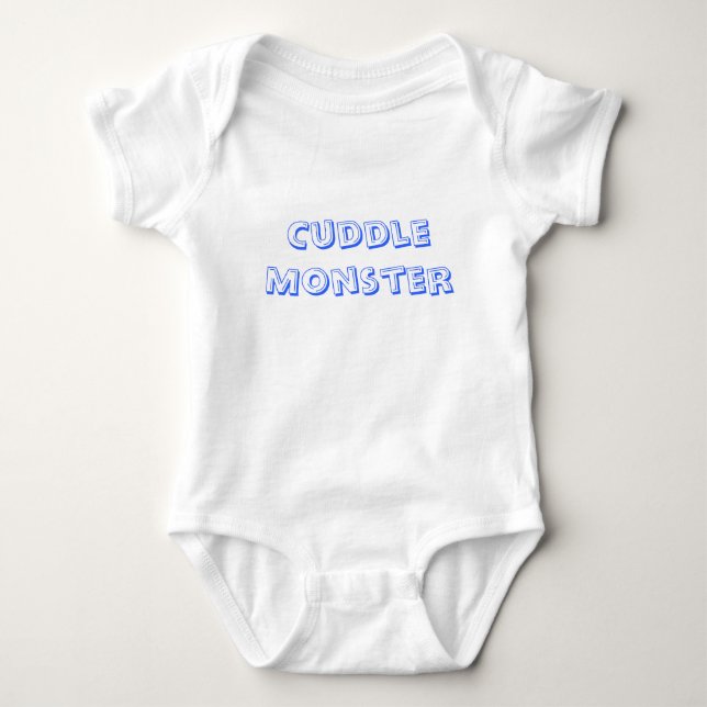Cuddle Monster Baby Bodysuit (Front)