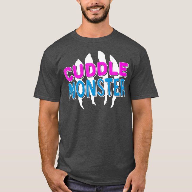 Cuddle Monster Gay Bear LGBT Gay Pride T-Shirt (Front)