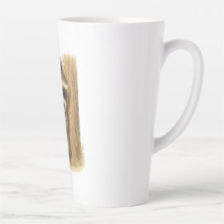 Cuddle Peek Raccoon Latte Mug