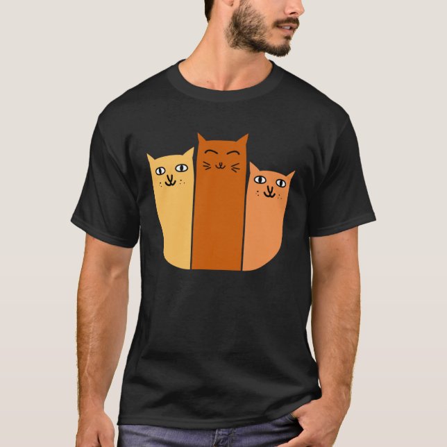 Cuddle Puddle of Cats T-Shirt (Front)