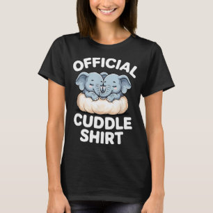 Cuddle Shirt Cute Baby Elephant Snuggle 