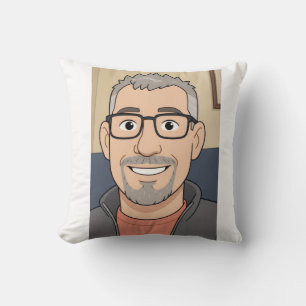 Cuddle up to Old Man Phil with this pillow