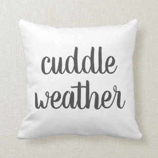 Cuddle Weather Throw Pillow