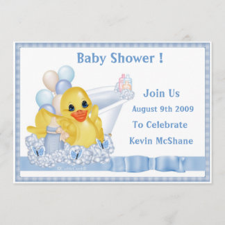 CuddleCreek® BathtubDucky Invitation