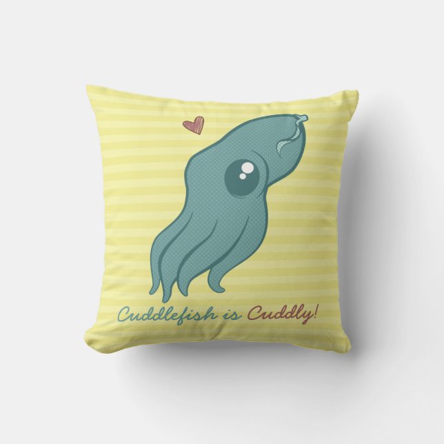 Cuddlefish is Cuddly Cushion (Front)