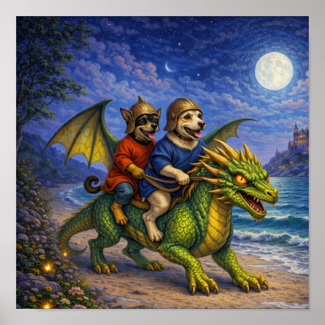 "Cuddles, Loves to Fly" Poster (Front)