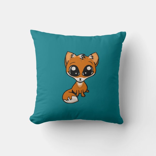 Cuddles Pls! Fox Cushion (Front)