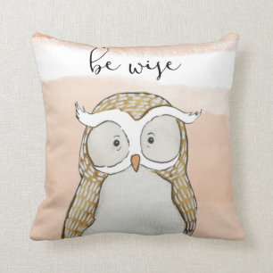 Cuddlies Owl   Be Wise Cushion