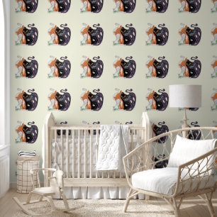 Cuddling Cats Funny Wallpaper