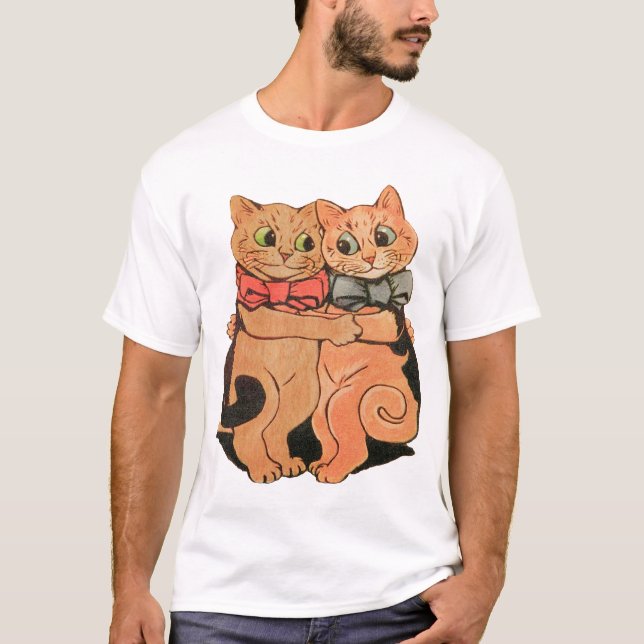 Cuddling Cats T-Shirt (Front)