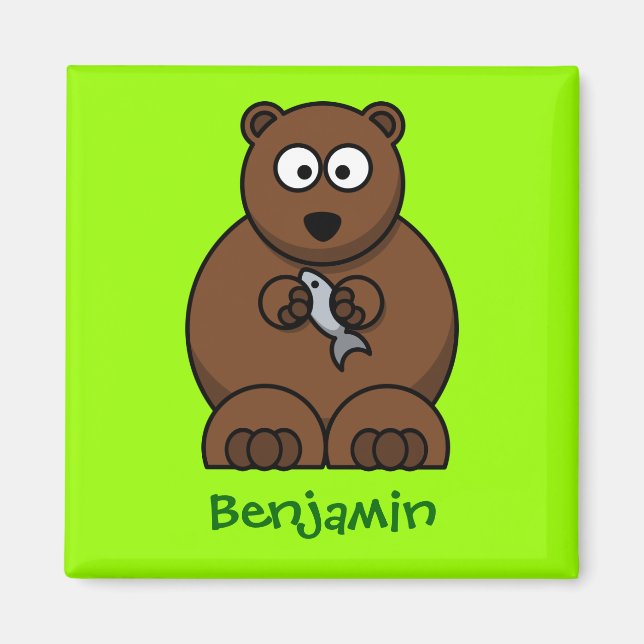 Cuddly bear magnet (Front)