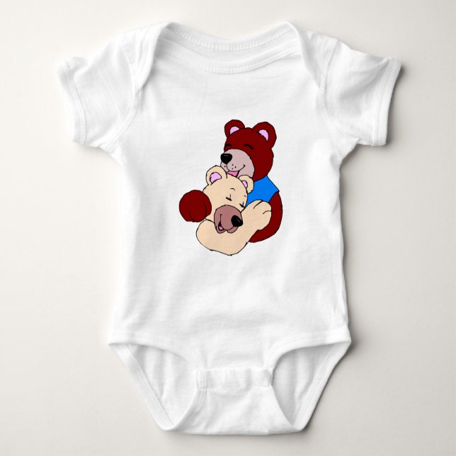 Cuddly Bears Baby Bodysuit (Front)