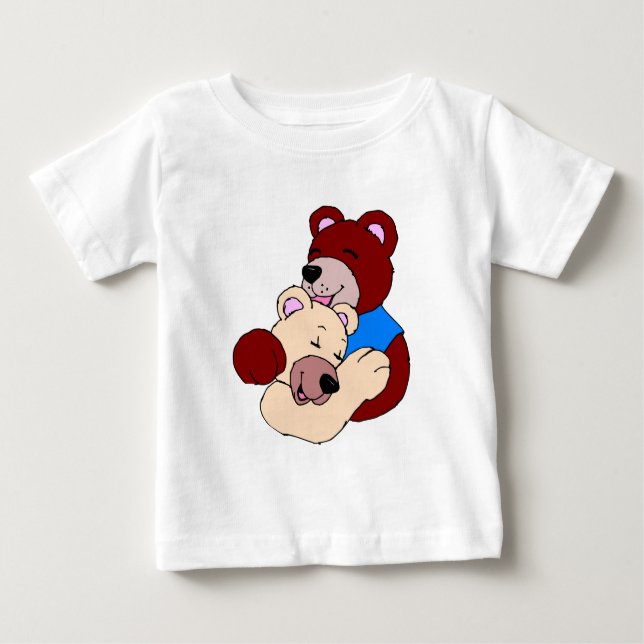 Cuddly Bears Baby T-Shirt (Front)