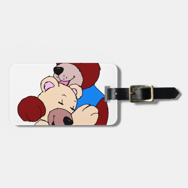 Cuddly Bears Luggage Tag (Front Horizontal)