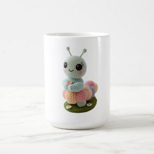 Cuddly Caterpillar A Whimsical Crochet Friend T-Sh Coffee Mug